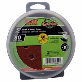 50-Pack 5-Inch 80-Grit Hook & Loop Sanding Disc For Sale