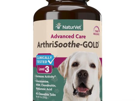 NaturVet ArthriSoothe-GOLD® Advanced Care Chewable Tablets Sale