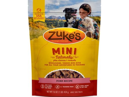 Zukes Roasted Pork Mini Naturals Dog Treats Online Hot Sale