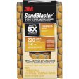 3M SandBlaster Ultra Flexible 2-1 2 In. x 4-1 2 In. x 1 In. 220 Grit Fine Sanding Sponge Supply