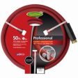 5 8-Inch x 50-Ft. Red Industrial Hot Water Rubber Hose Supply