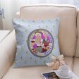 GLOBAL FREEDOM UNITED© Women USA & GERMANY Light Blue 18   Square Pillow Cover For Discount