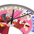 Wooden Wall Clock Without Scale GLOBAL FREEDOM UNITED© Women Germany & Hungary Online Hot Sale