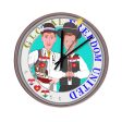 Wooden Wall Clock Without Scale GLOBAL FREEDOM UNITED© Men Croatia & Hungary For Discount