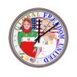 Wooden Wall Clock Without Scale GLOBAL FREEDOM UNITED© Women Iran & USA For Discount