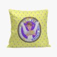 GLOBAL FREEDOM UNITED©  MEN ANGEL OF PEACE YELLOW Square Pillow Cover For Discount