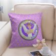 Square Pillow Cover GLOBAL FREEDOM UNITED MEN ANGEL OF PEACE LILAC For Sale