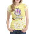 Women´s T-shirt GLOBAL FREEDOM UNITED© AFGHANISTAN & GERMANY Yellow Nurse Edition Supply