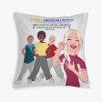 Square Pillow Cover GLOBAL FREEDOM UNITED GIB MOBBING KEINE CHANCE DEUTSCH WIGHT Online now