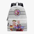 ALL OVER PRINT CANVAS BACKPACK GLOBAL FREEDOM UNITED WOMEN USA & GERMANY OLD PEACE GREY For Sale