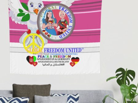 Tapestry GLOBAL FREEDOM UNITED© Women AFGHANISTAN & GERMANY Pink Online