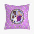 GLOBAL FREEDOM UNITED© Men Anti Fascism & Racism Lilac EU 18   Square Pillow Cover Online