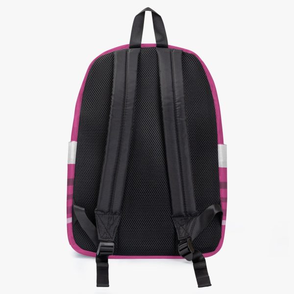 ALL OVER PRINT CANVAS BACKPACK GLOBAL FREEDOM UNITED WOMEN USA & GERMANY OLD PEACE PINK Sale