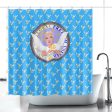 Quick-drying Shower Curtain GLOBAL FREEDOM UNITED WOMEN ANGEL OF PEACE BLUE Online Hot Sale