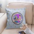 GLOBAL FREEDOM UNITED©  Women AFGHANISTAN & USA LIGHT BLUE 18   Square Pillow Cover Online Hot Sale