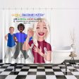 Quick-drying Shower Curtain GLOBAL FREEDOM UNITED GIB MOBBING KEINE CHANCE GERMAN WIGHT Online Hot Sale