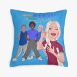 GLOBAL FREEDOM UNITED©  GIB MOBBING KEINE CHANCE GERMAN BLUE Square Pillow Cover on Sale