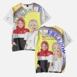 GLOBAL FREEDOM UNITED GIRLS YEMEN & USA OLD PEACE YELLOW AOP Kids  Short T-Shirts Hot on Sale