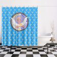 Quick-drying Shower Curtain GLOBAL FREEDOM UNITED WOMEN ANGEL OF PEACE BLUE Online Hot Sale