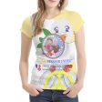 Women´s T-shirt  GLOBAL FREEDOM UNITED© Women French & Germany Yellow on Sale