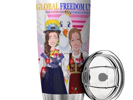 Tumbler Global Freedom United Women Croatia & Serbia Pink2 Online Sale