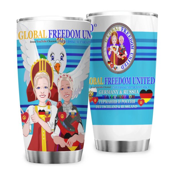 Tumbler Global Freedom United Women Russia & Germany Blue Online now