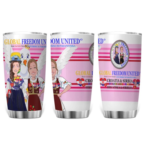 Tumbler Global Freedom United Women Croatia & Serbia Pink2 Online Sale