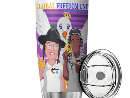 Tumbler Global Freedom United Men Palestina & Israel Lilac Hot on Sale