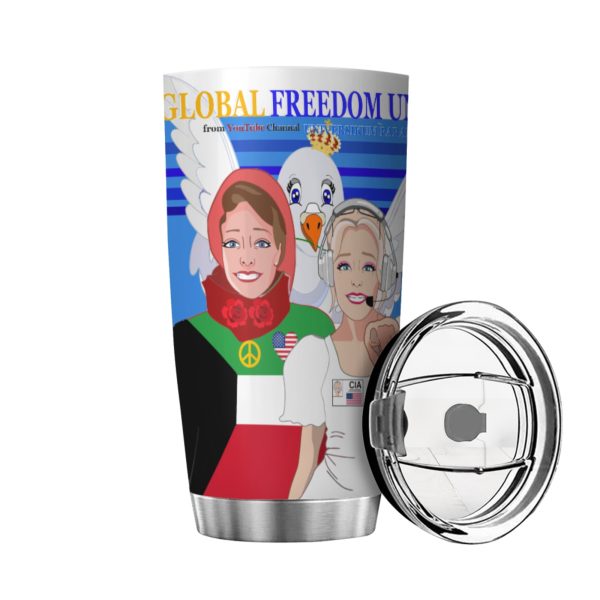 Tumbler Global Freedom United Women Kuwait & Usa Old Peace Deep Blue Online Hot Sale