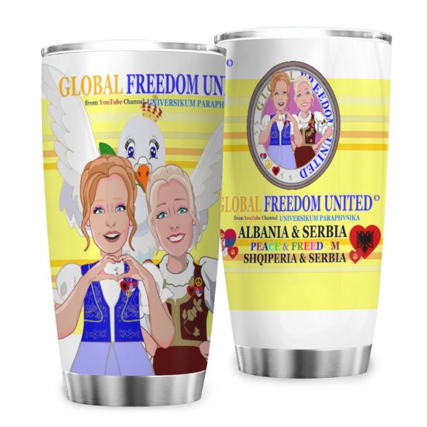 Tumbler Global Freedom United Women Albania & Serbia Old Peace Yellow Online now