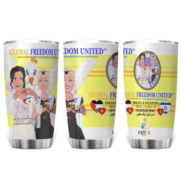 Tumbler Global Freedom United Women Palestina & Israel Yellow Online now