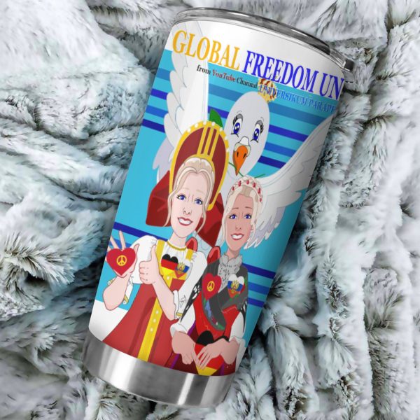 Tumbler Global Freedom United Women Russia & Germany Blue Online now