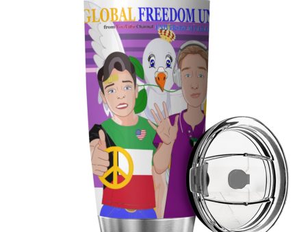 Tumbler Global Freedom United Men Kuwait & Usa Old Peace Lilac on Sale