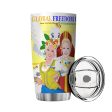 Tumbler Global Freedom United Women Russia & Ukrain Yellow Sale