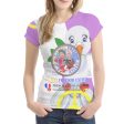 Women´s T-shirt GLOBAL FREEDOM UNITED© Women French & Germany Lilac Fashion