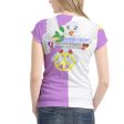 Women´s T-shirt GLOBAL FREEDOM UNITED© Women French & Germany Lilac Fashion