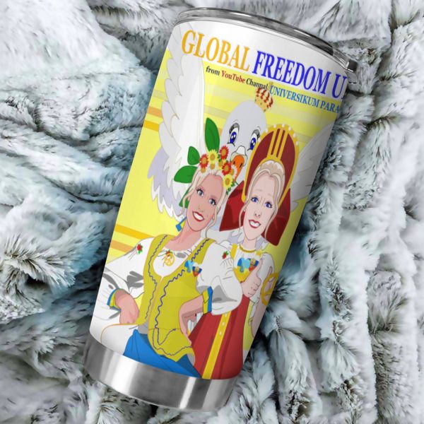 Tumbler Global Freedom United Women Russia & Ukrain Yellow Sale