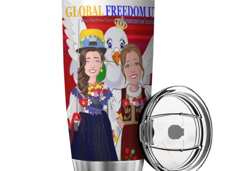 Tumbler Global Freedom United Women Croatia & Serbia Red Hot on Sale