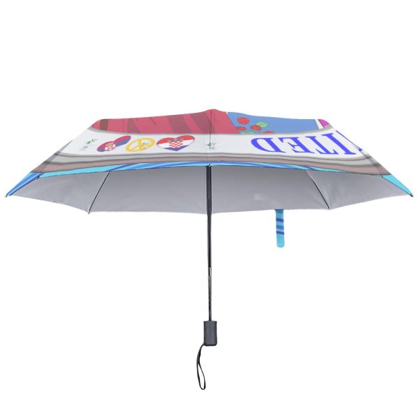 Umbrella Global Freedom United Women Croatia & Serbia Old Peace Version 2 Blue Cheap