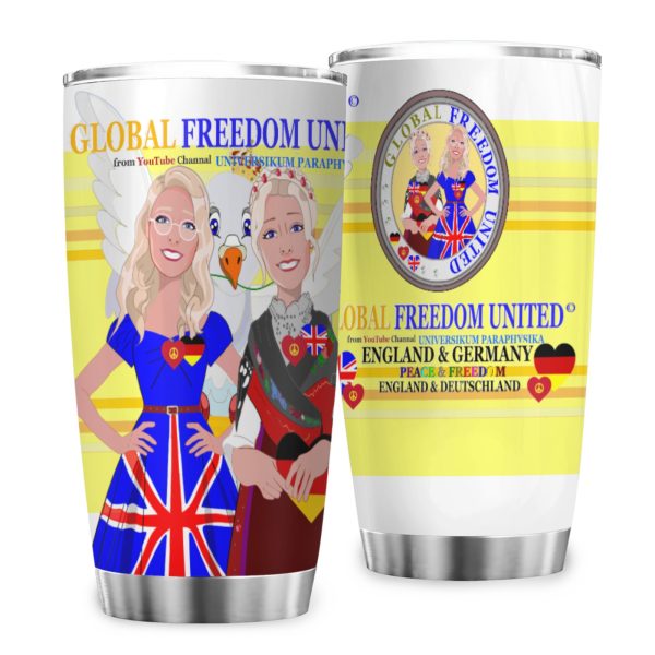 Tumbler Global Freedom United Women England & Germany Old Peace Yellow Online Hot Sale