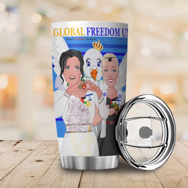 Tumbler Global Freedom United Women Palestina & Israel Deep Blue Online Hot Sale