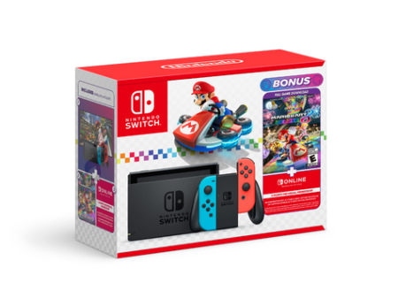 Switch Console  Neon Red & Blue - Mario Kart 8 Deluxe Bundle (2024) For Discount