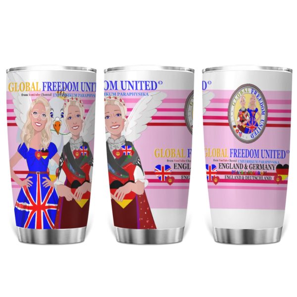 Tumbler Global Freedom United Women England & Germany Old Peace Pink Online Hot Sale