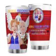 Tumbler Global Freedom United Women Albania & Serbia Old Peace Red Fashion