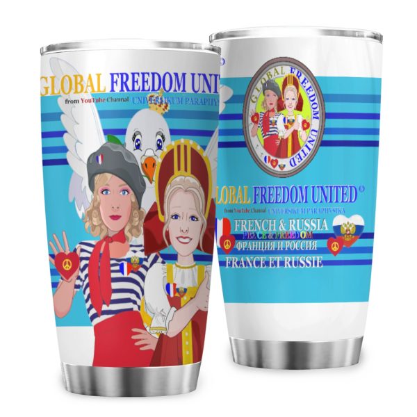 Tumbler Global Freedom United Women French & Russia Old Peace Blue Online Hot Sale