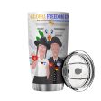 Tumbler GLOBAL FREEDOM UNITED© Men Israel & Germany Grey Hot on Sale