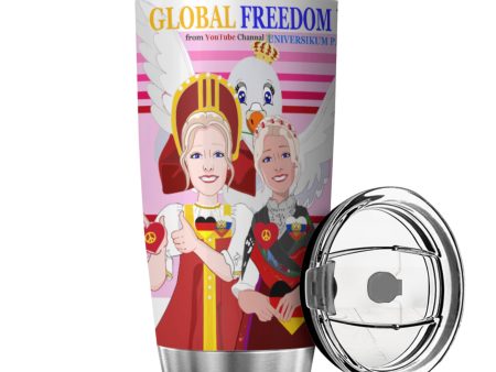 Tumbler Global Freedom United Women Russia & Germany Old Peace Pink1 Online Hot Sale