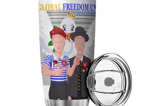 Tumbler Global Freedom United Men French & Germany Old Peace Grey on Sale