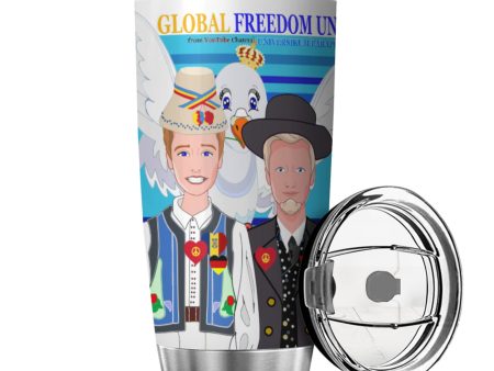 Tumbler Global Freedom United Men Romania & Germany Blue on Sale