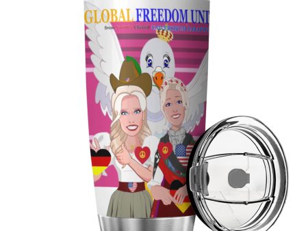 Tumbler Global Freedom United Women Usa & Germany Pink 1 Hot on Sale